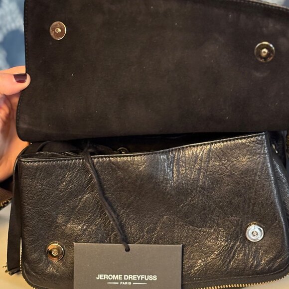 Jerome Dreyfuss Bobi Goatskin Bag Noir - Picture 6 of 7